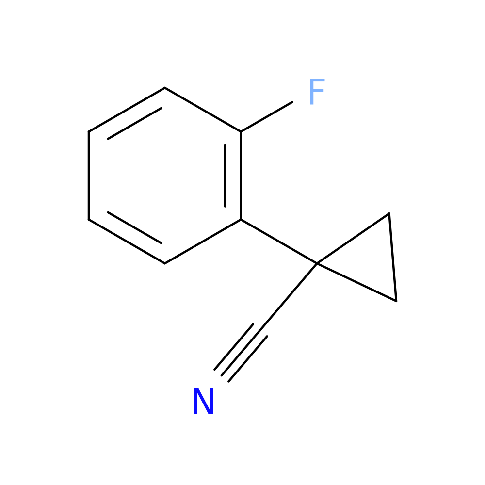 1-(2-Fluorophenyl)cyclopropanecarbonitrile