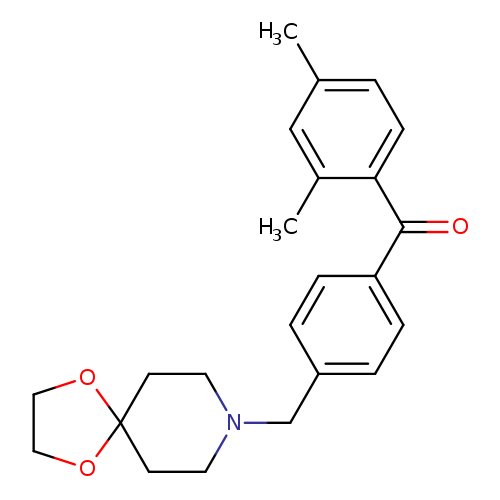 (4-(1,4-Dioxa-8-azaspiro[4.5]decan-8-ylmethyl)phenyl)(2,4-dimethylphenyl)methanone
