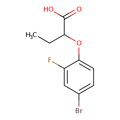 2-(4-bromo-2-fluorophenoxy)butanoic acid