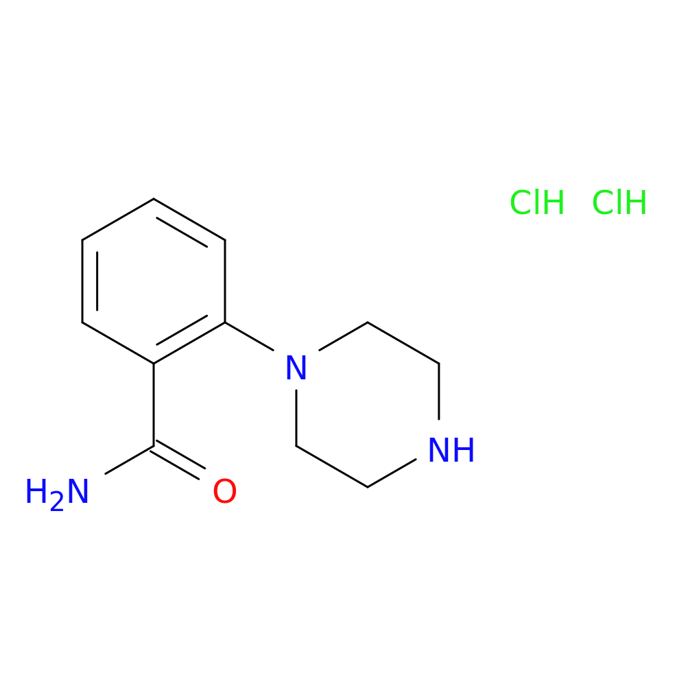 2-(piperazin-1-yl)benzamide dihydrochloride