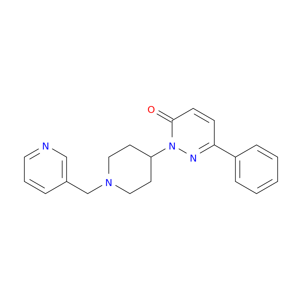6-phenyl-2-{1-[(pyridin-3-yl)methyl]piperidin-4-yl}-2,3-dihydropyridazin-3-one