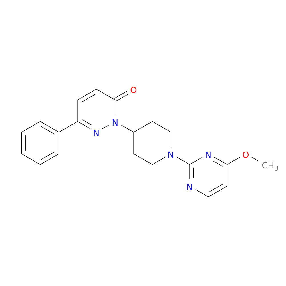 2-[1-(4-methoxypyrimidin-2-yl)piperidin-4-yl]-6-phenyl-2,3-dihydropyridazin-3-one
