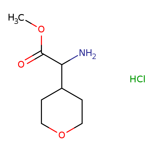 2H-Pyran-4-acetic acid, α-aminotetrahydro-, methyl ester, hydrochloride (1:1)