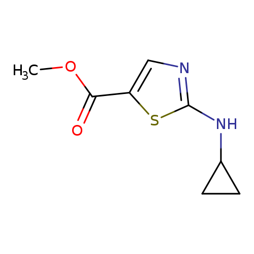 methyl 2-(cyclopropylamino)-1,3-thiazole-5-carboxylate