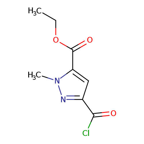 Ethyl 3-(chlorocarbonyl)-1-methyl-1H-pyrazole-5-carboxylate