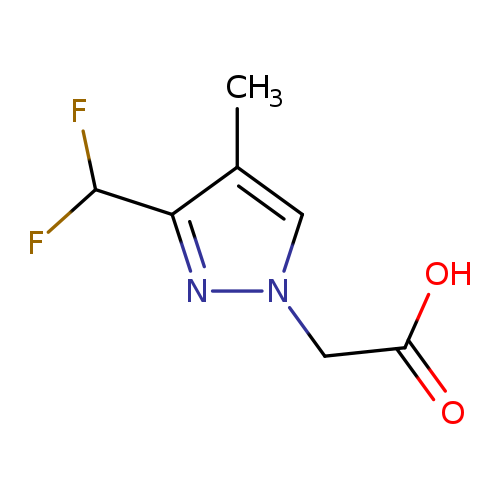 2-[3-(difluoromethyl)-4-methyl-1H-pyrazol-1-yl]acetic acid