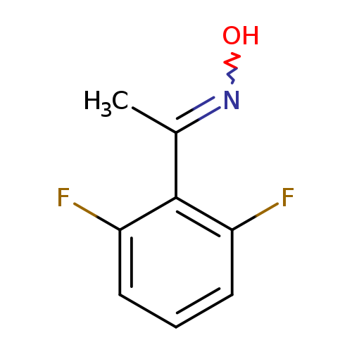 Acetophenone, 2',6'-difluoro-, oxime (8CI)