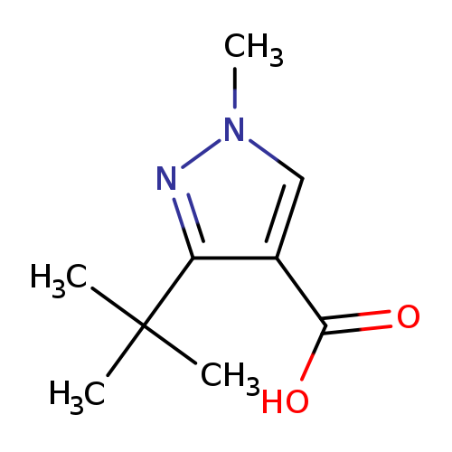 3-tert-butyl-1-methyl-1H-pyrazole-4-carboxylic acid