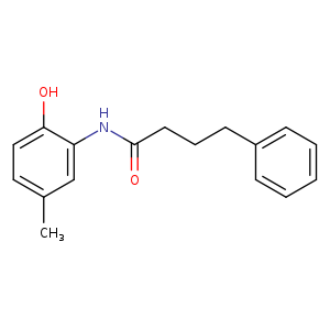 N-(2-hydroxy-5-methylphenyl)-4-phenylbutanamide