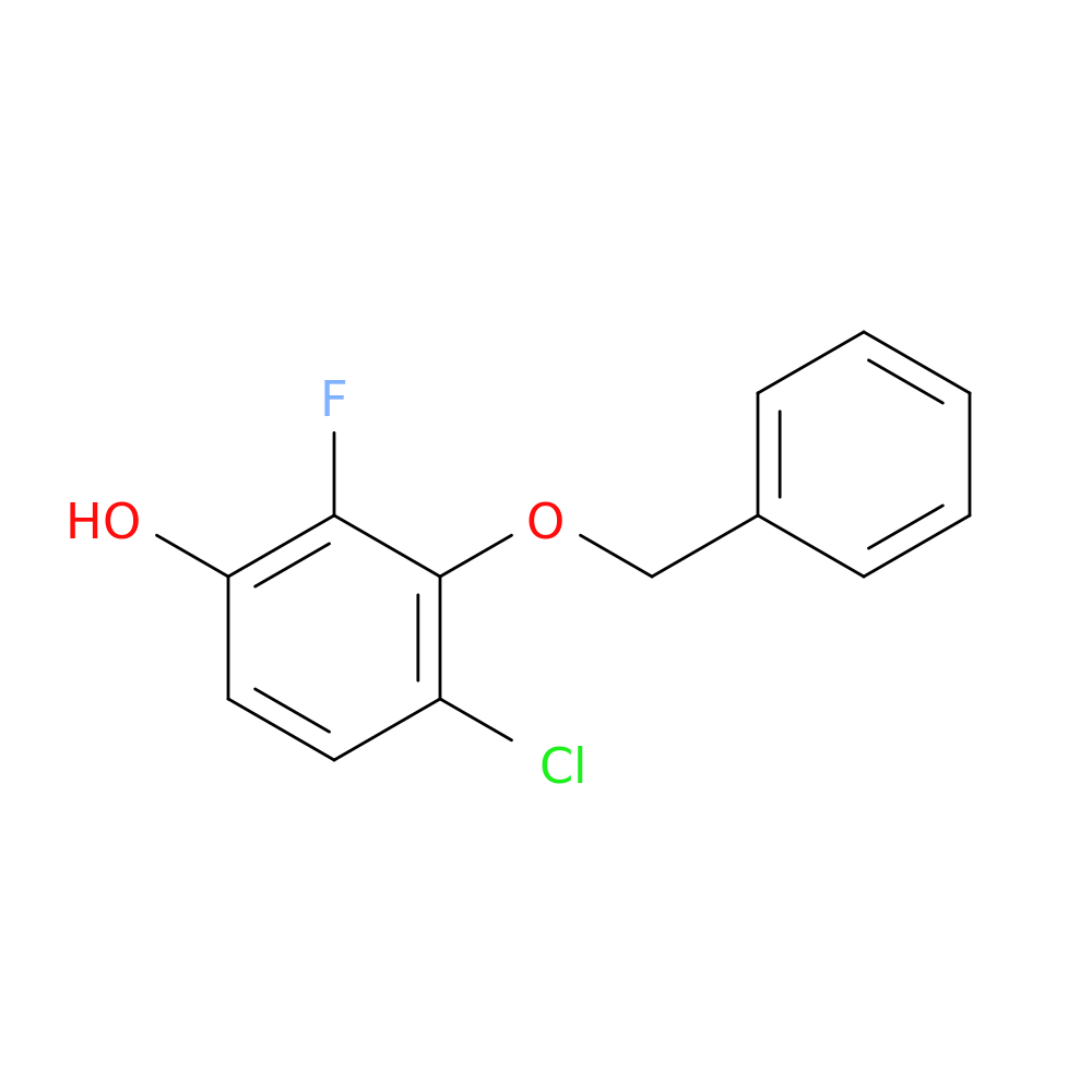3-(benzyloxy)-4-chloro-2-fluorophenol