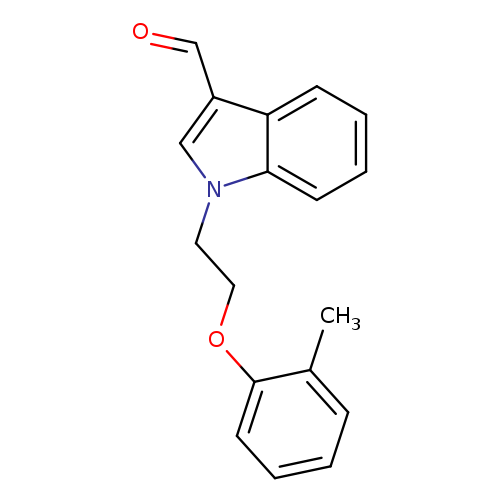1-(2-(o-Tolyloxy)ethyl)-1H-indole-3-carbaldehyde