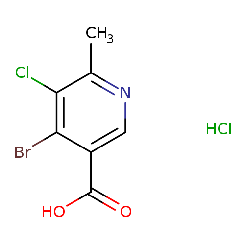 4-bromo-5-chloro-6-methylpyridine-3-carboxylicacidhydrochloride