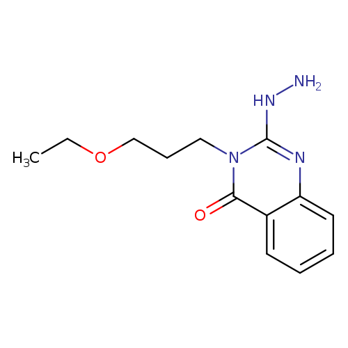 3-(3-ethoxypropyl)-2-hydrazinyl-3,4-dihydroquinazolin-4-one