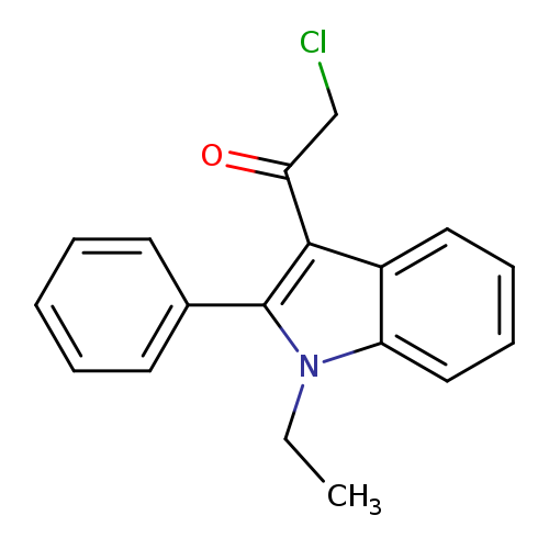 2-Chloro-1-(1-ethyl-2-phenyl-1h-indol-3-yl)ethanone