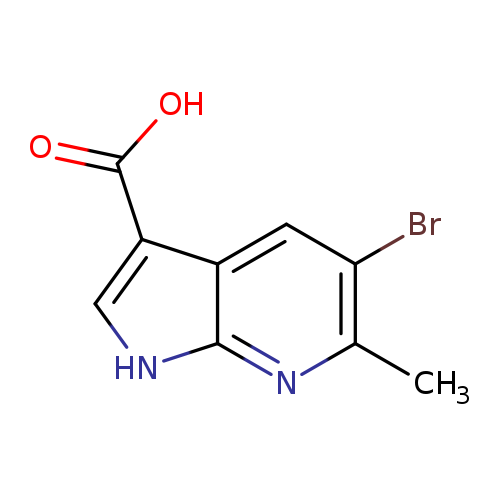 5-Bromo-6-methyl-1h-pyrrolo[2,3-b]pyridine-3-carboxylic acid