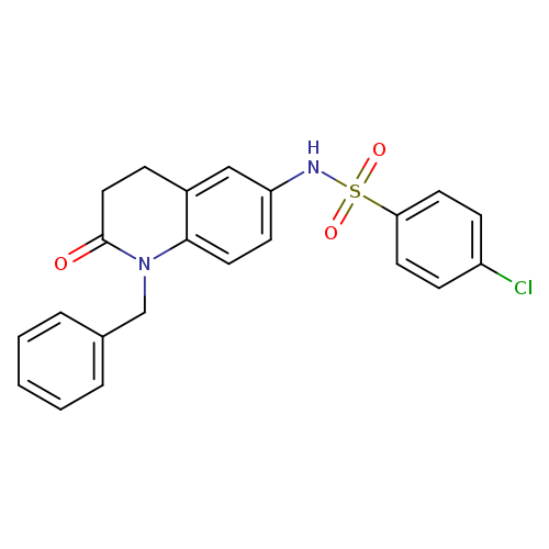N-(1-benzyl-2-oxo-1,2,3,4-tetrahydroquinolin-6-yl)-4-chlorobenzene-1-sulfonamide