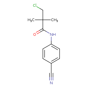 3-Chloro-n-(4-cyanophenyl)-2,2-dimethylpropanamide