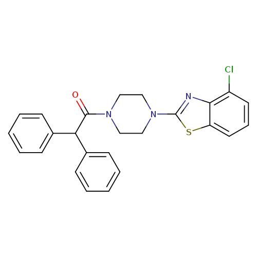 1-[4-(4-chloro-1,3-benzothiazol-2-yl)piperazin-1-yl]-2,2-diphenylethan-1-one