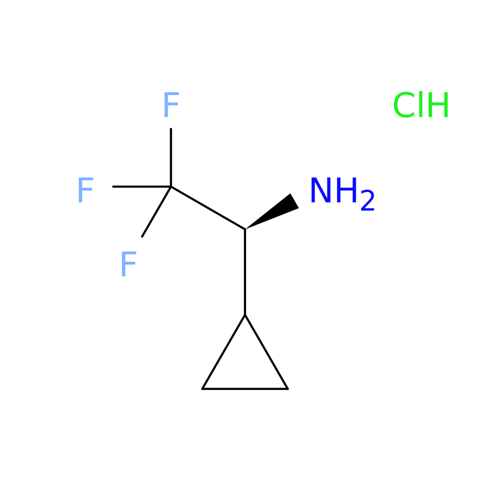(1S)-1-Cyclopropyl-2,2,2-trifluoroethaneamine hydrochloride