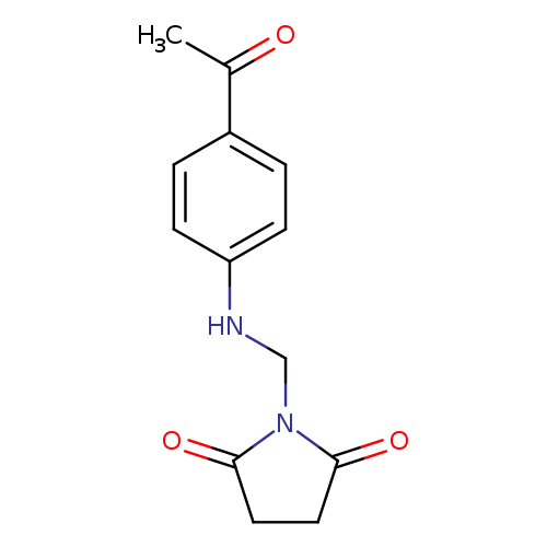 1-{[(4-acetylphenyl)amino]methyl}pyrrolidine-2,5-dione