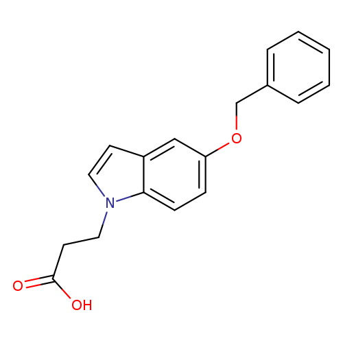 3-[5-(Benzyloxy)-1h-indol-1-yl]propanoic acid