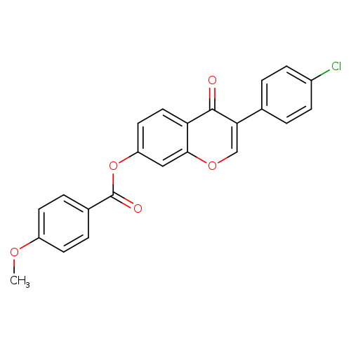 3-(4-chlorophenyl)-4-oxo-4H-chromen-7-yl 4-methoxybenzoate