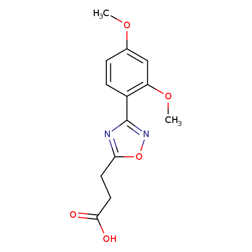3-[3-(2,4-Dimethoxyphenyl)-1,2,4-oxadiazol-5-yl]propanoic acid