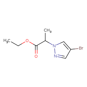 Ethyl 2-(4-bromo-1h-pyrazol-1-yl)propanoate