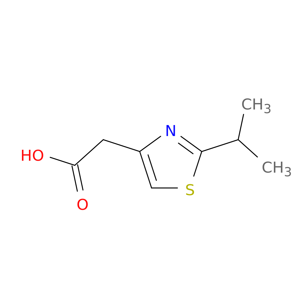 2-[2-(propan-2-yl)-1,3-thiazol-4-yl]acetic acid