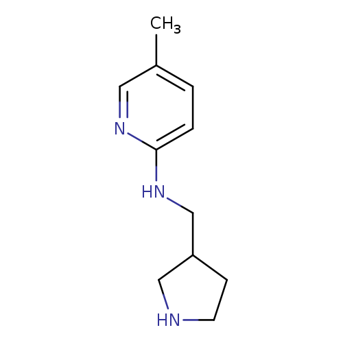 5-methyl-N-(pyrrolidin-3-ylmethyl)pyridin-2-amine