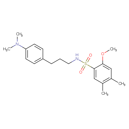 N-{3-[4-(dimethylamino)phenyl]propyl}-2-methoxy-4,5-dimethylbenzene-1-sulfonamide