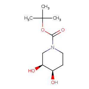 rac-tert-butyl (3R,4S)-3,4-dihydroxypiperidine-1-carboxylate