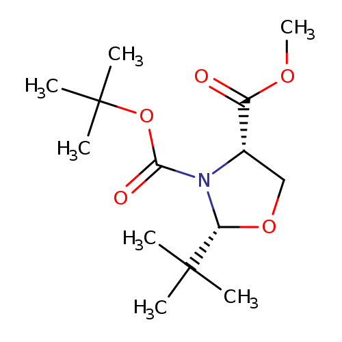 3,4-Oxazolidinedicarboxylic acid, 2-(1,1-dimethylethyl)-, 3-(1,1-dimethylethyl) 4-methyl ester, (2R,4S)-