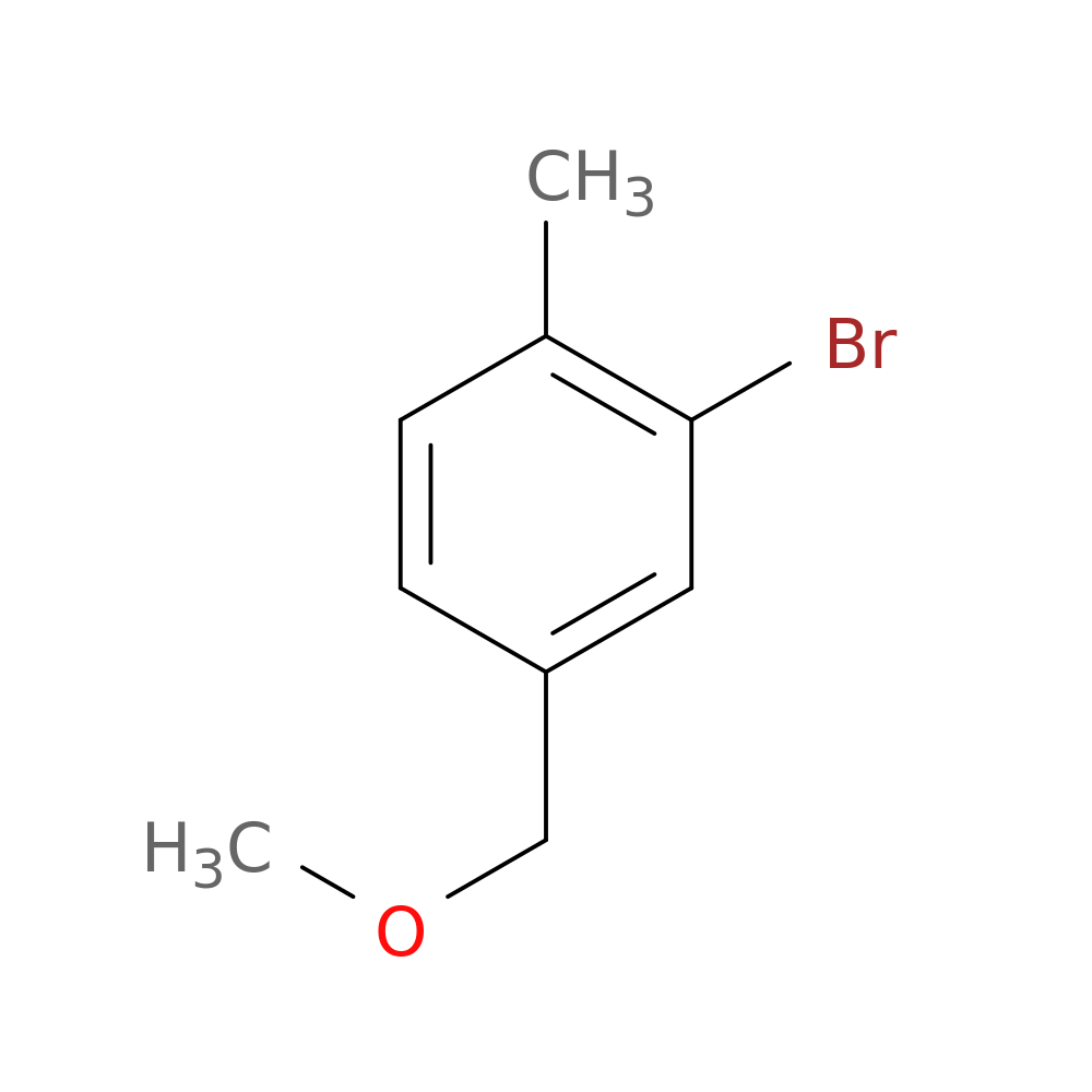 2-Bromo-4-(methoxymethyl)-1-methylbenzene