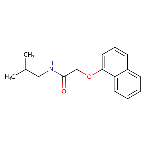 N-(2-methylpropyl)-2-(naphthalen-1-yloxy)acetamide