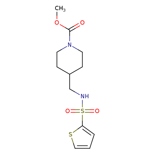 methyl 4-[(thiophene-2-sulfonamido)methyl]piperidine-1-carboxylate