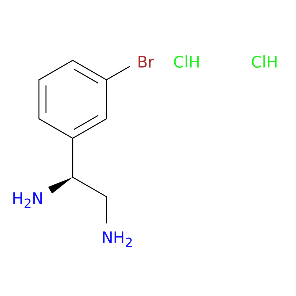 (S)-1-(3-Bromophenyl)ethane-1,2-diamine dihydrochloride