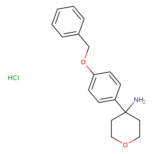 4-[4-(benzyloxy)phenyl]oxan-4-amine hydrochloride