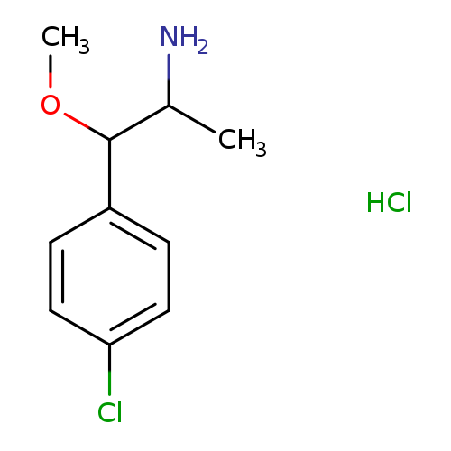 1-(4-Chlorophenyl)-1-methoxypropan-2-amine hydrochloride