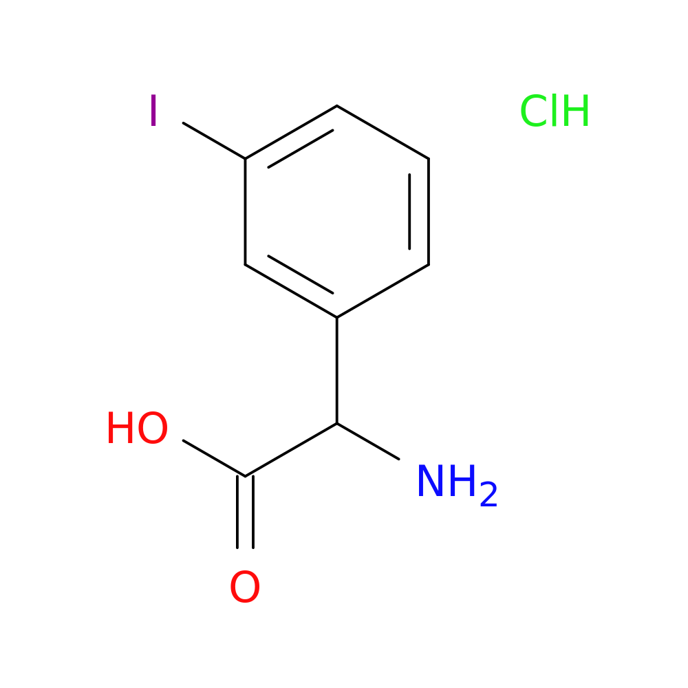 2-amino-2-(3-iodophenyl)acetic acid hydrochloride