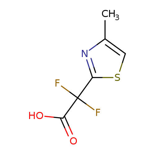 2,2-difluoro-2-(4-methyl-1,3-thiazol-2-yl)acetic acid