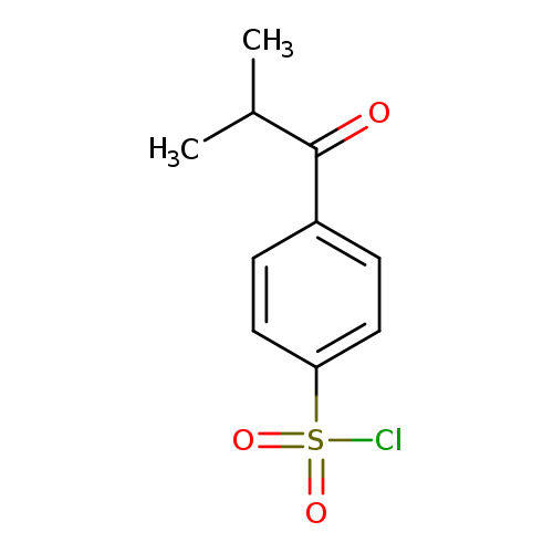 4-(2-methylpropanoyl)benzene-1-sulfonyl chloride