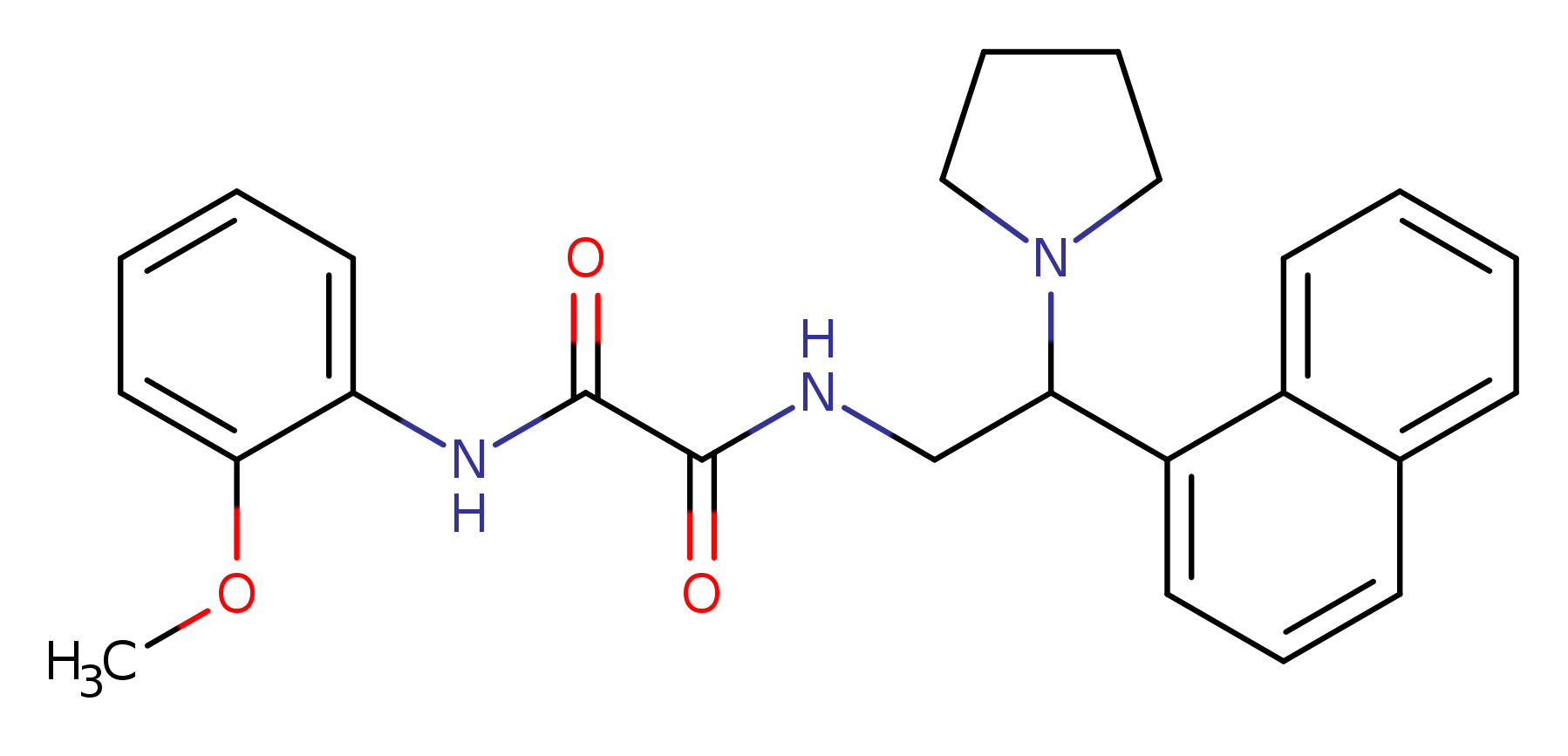 N'-(2-methoxyphenyl)-N-[2-(naphthalen-1-yl)-2-(pyrrolidin-1-yl)ethyl]ethanediamide