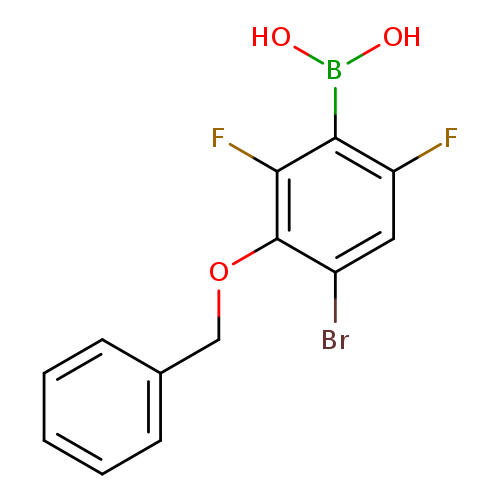 3-Benzyloxy-4-bromo-2,6-difluorophenylboronic acid