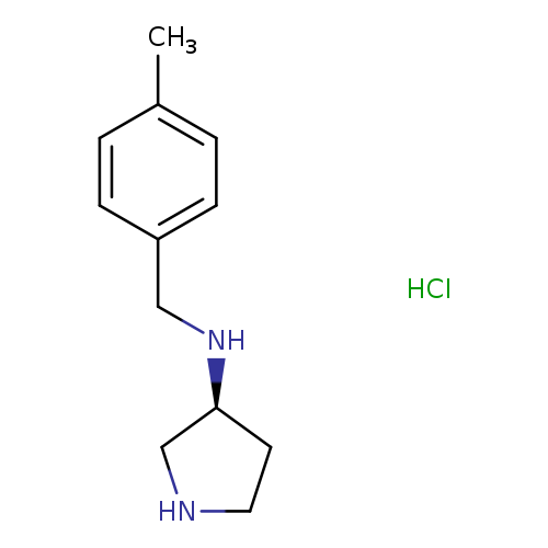 3-Pyrrolidinamine, N-[(4-methylphenyl)methyl]-, hydrochloride (1:1), (3S)-