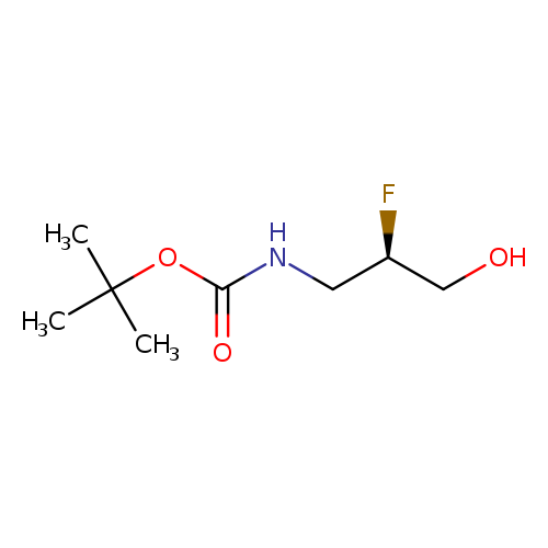 Carbamic acid, [(2r)-2-fluoro-3-hydroxypropyl]-, 1,1-dimethylethyl ester