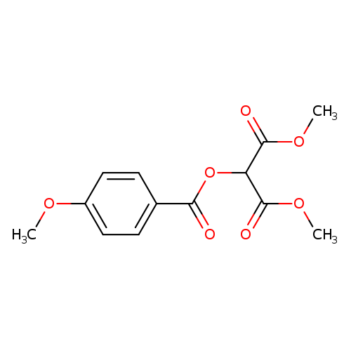 dimethyl 2-[(4-methoxybenzoyl)oxy]malonate