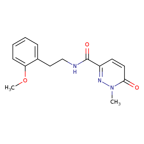 N-[2-(2-methoxyphenyl)ethyl]-1-methyl-6-oxo-1,6-dihydropyridazine-3-carboxamide