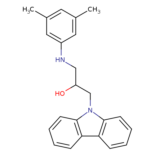1-Carbazol-9-yl-3-(3,5-dimethyl-phenylamino)-propan-2-ol