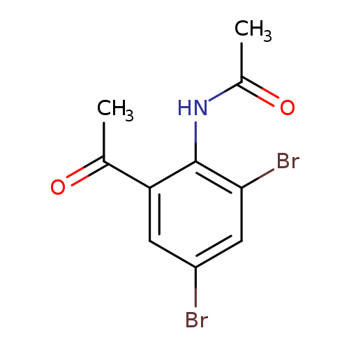 Acetamide, N-(2-acetyl-4,6-dibromophenyl)-